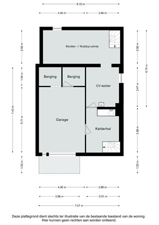 Plattegrond - Van Werschstraat 12, 6369 CL Simpelveld - Van Werschstraat 12 Simpelveld - Kelder 2D.jpg